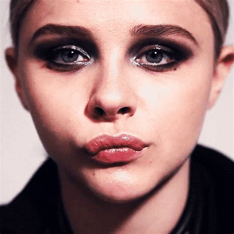 Chloe Grace Moretz Lips GIF .